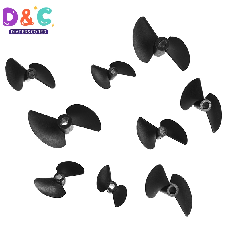 Fishing Boat Paddle - RC Boat Model Two-blades Propeller CW