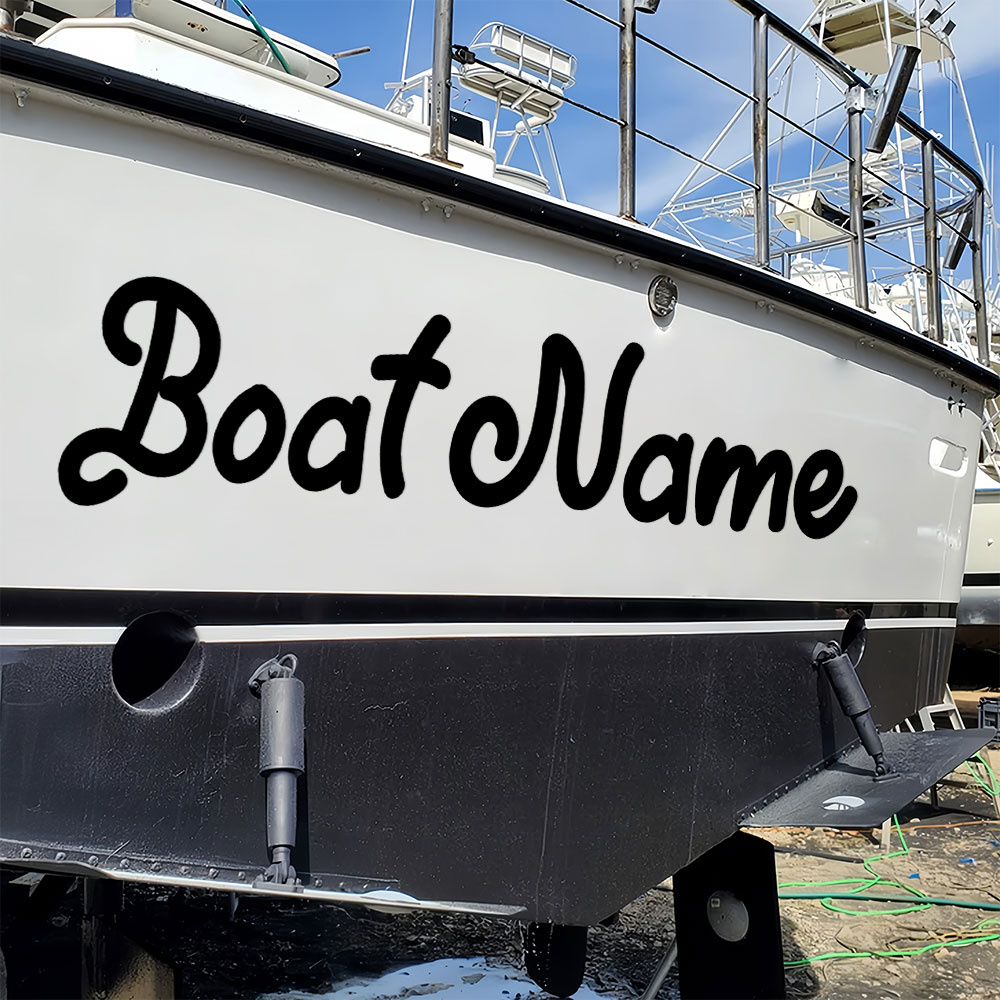 Fishing Boat Oar - 1PC Boat Stickers Customised Waterproof DIY
