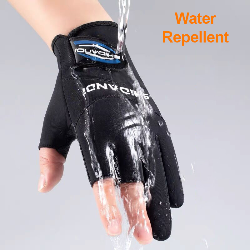 Fishing Gloves Men Three Finge - Fishing Boat Oar ulasan dan harga