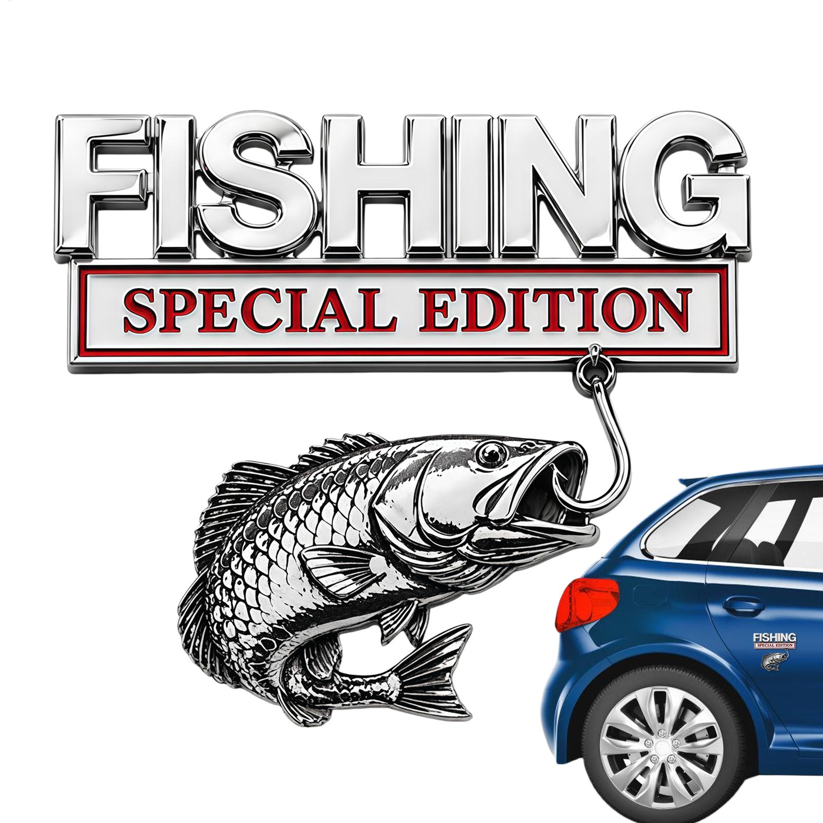 Car Emblems and Badges Metal F - Fishing Boat Oar ulasan dan harga